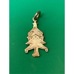 Christmas Tree Sterling Silver Jewelry Charm #holiday #Christmas